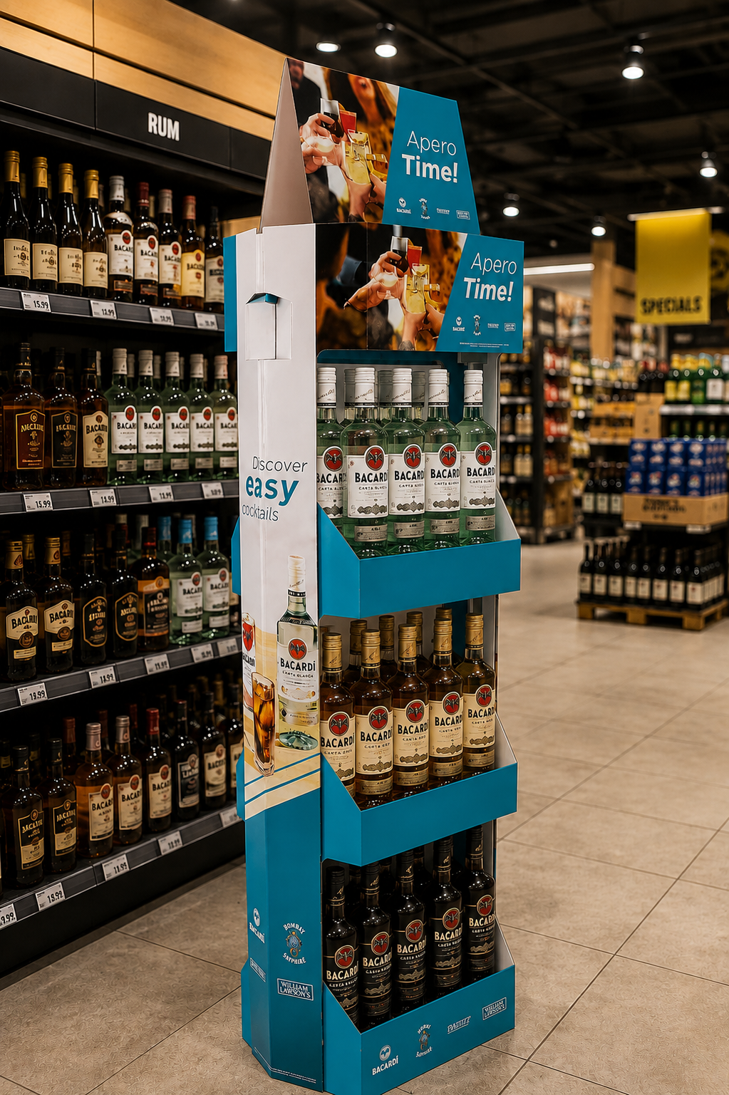 Holbox Shop Direct - 2 Second Retail Compact - Bacardi
