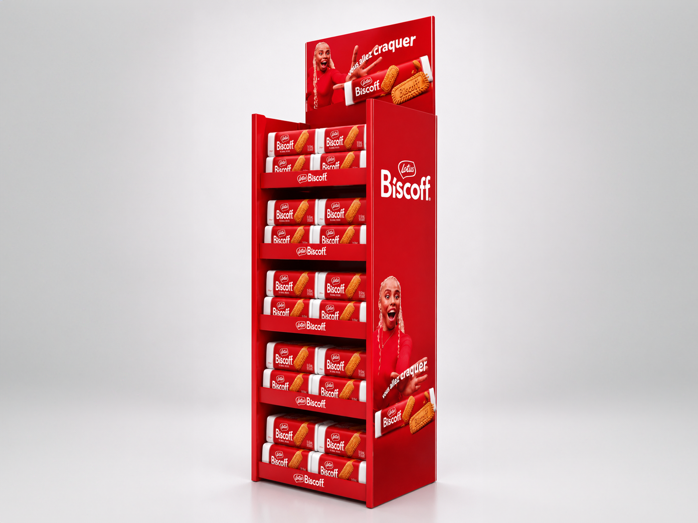 Lotus Biscoff Hangin display