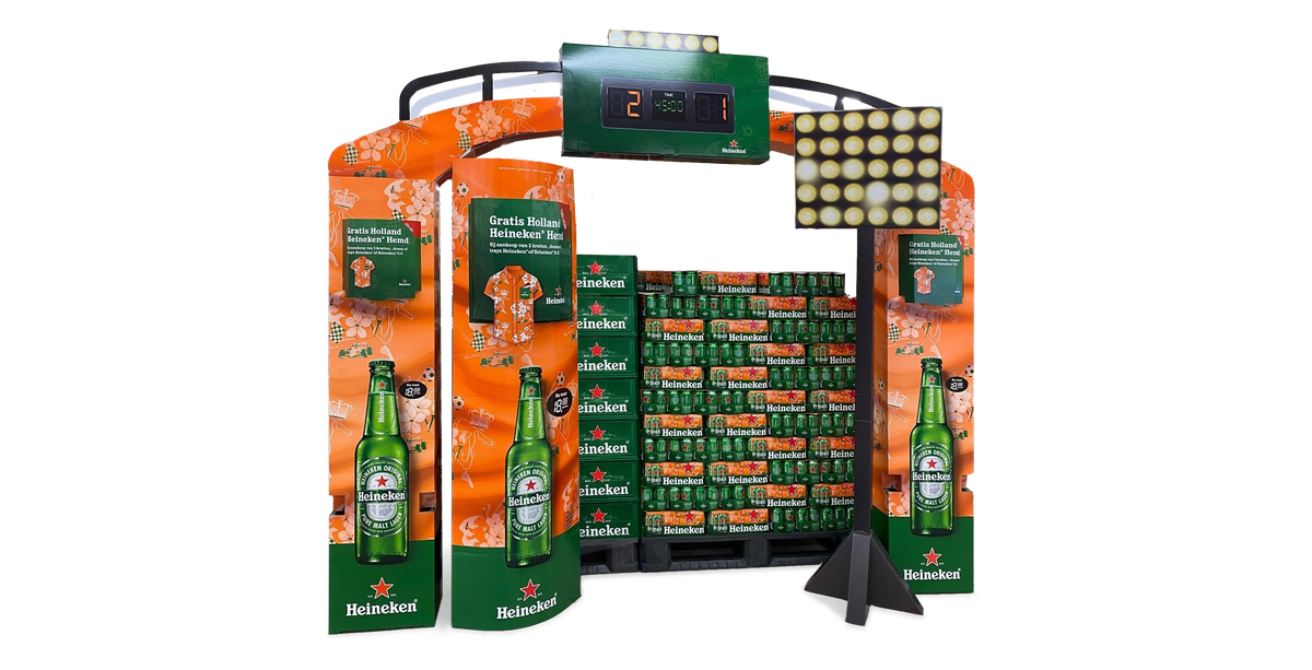 Kartonnen WK displays - Holbox Shop Direct