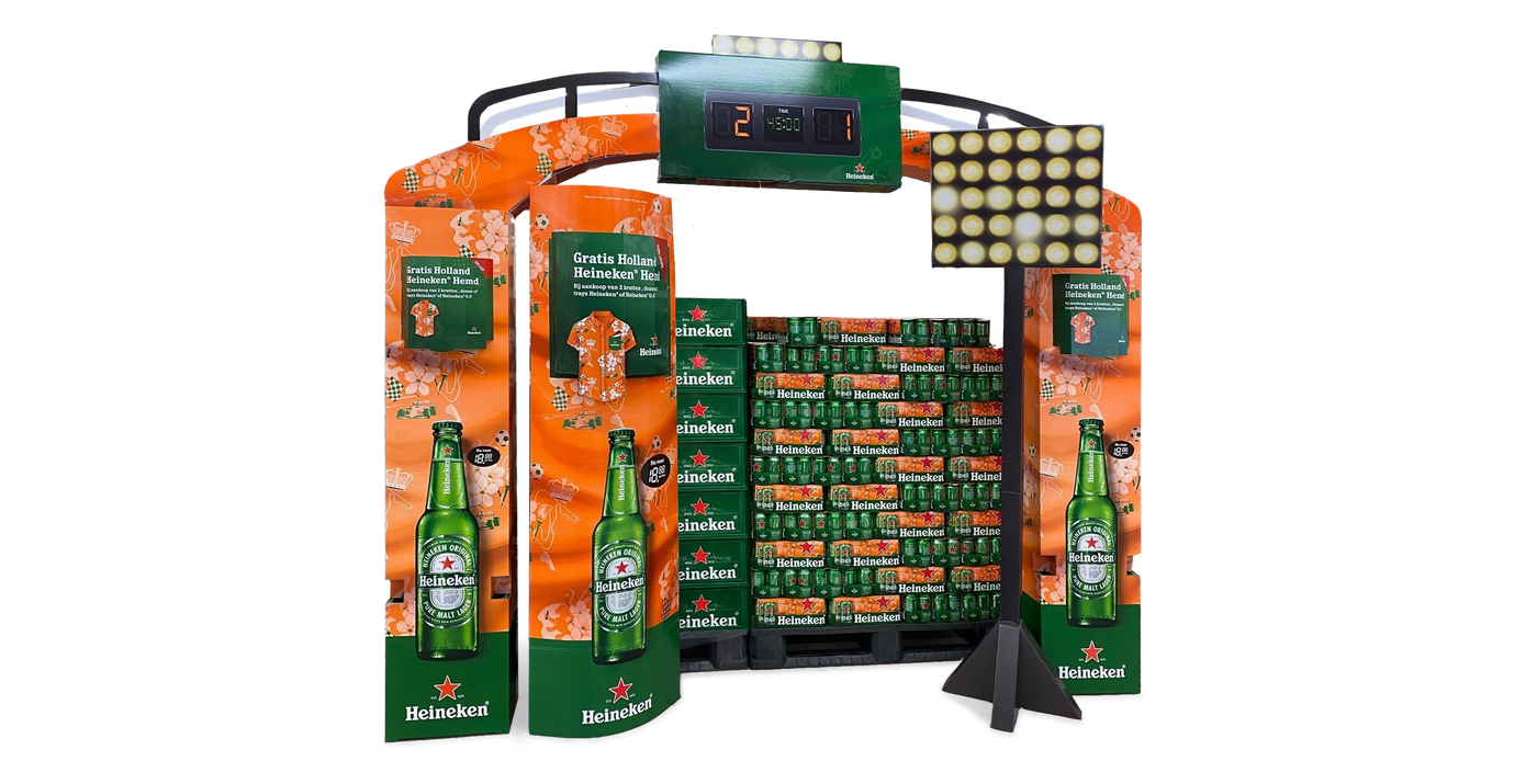Kartonnen WK displays - Holbox Shop Direct