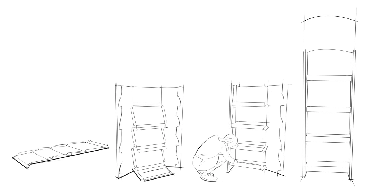 2 second display serie hang-in - Stappen