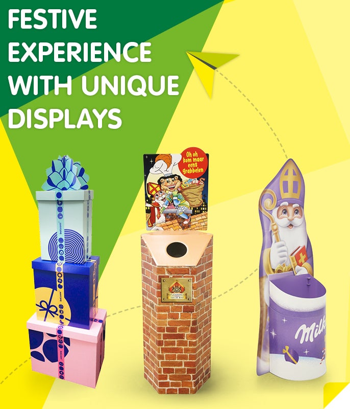 Festive experience with unique cardboard displays - mob