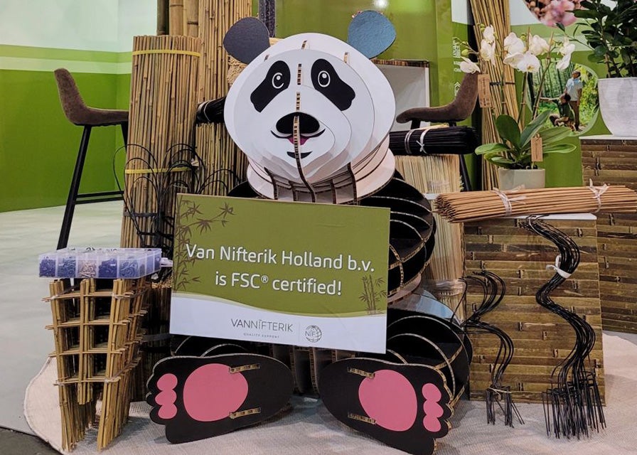 Kartonnen Panda van Nifterik
