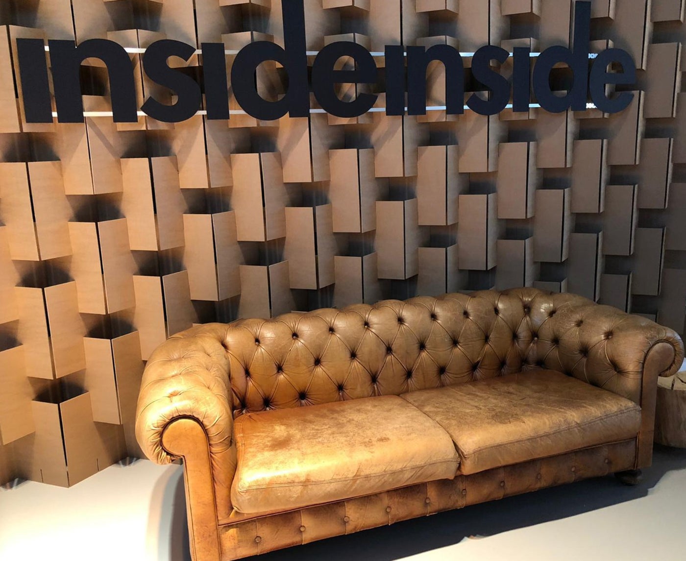 Cardboard wall