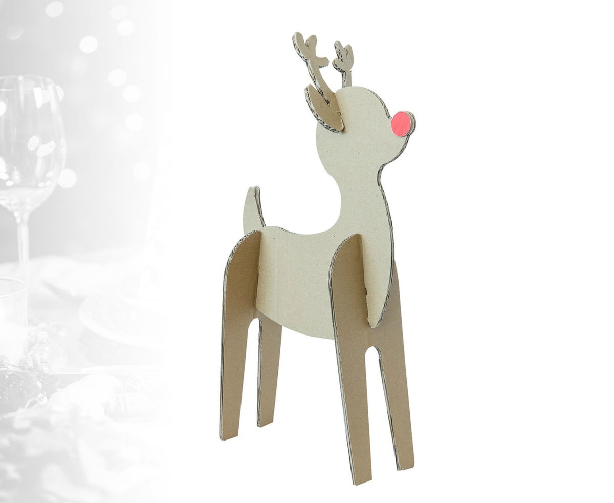 Kartonnen hert gemaakt door Holbox Shopdirect