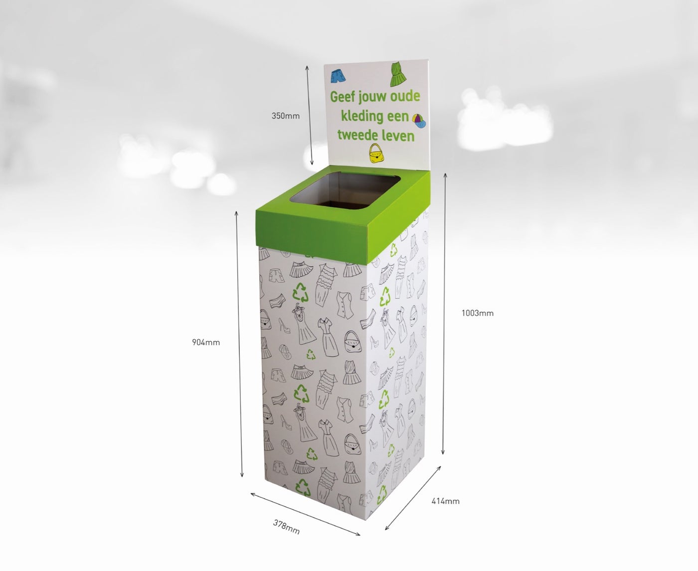 Clothing collection box