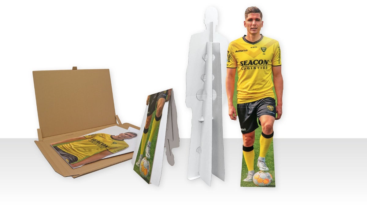 Lifesize cardboard cutout - without edge