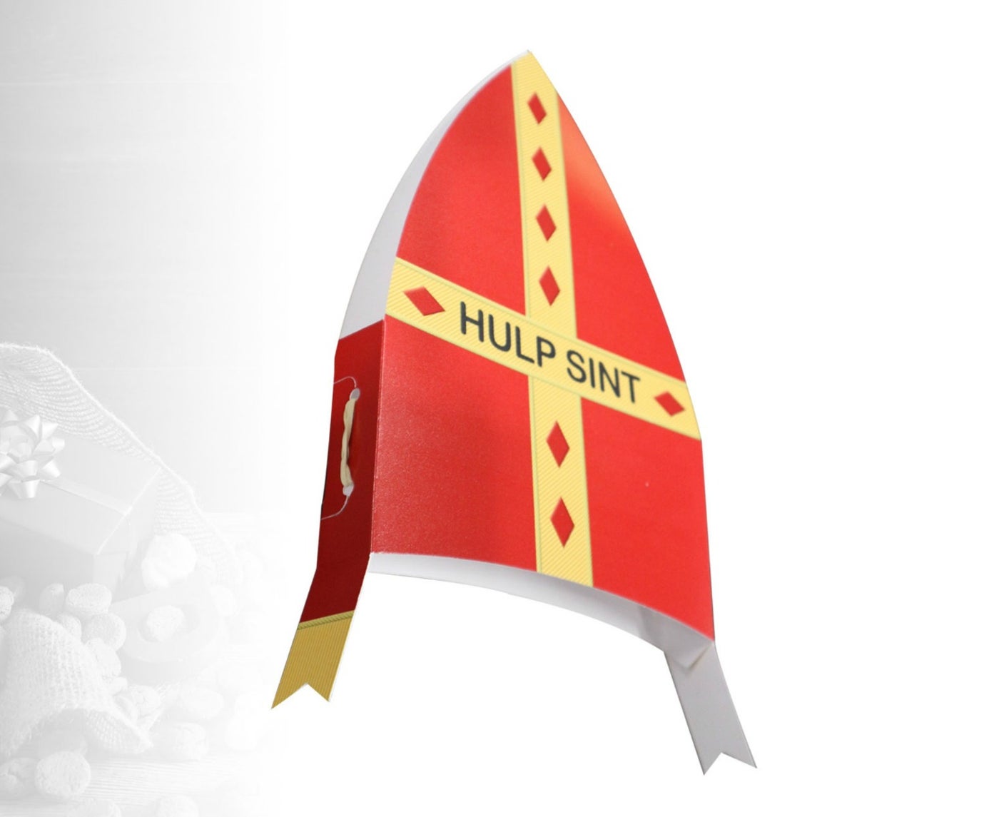 Cardboard Saint Nicholas mitre for children
