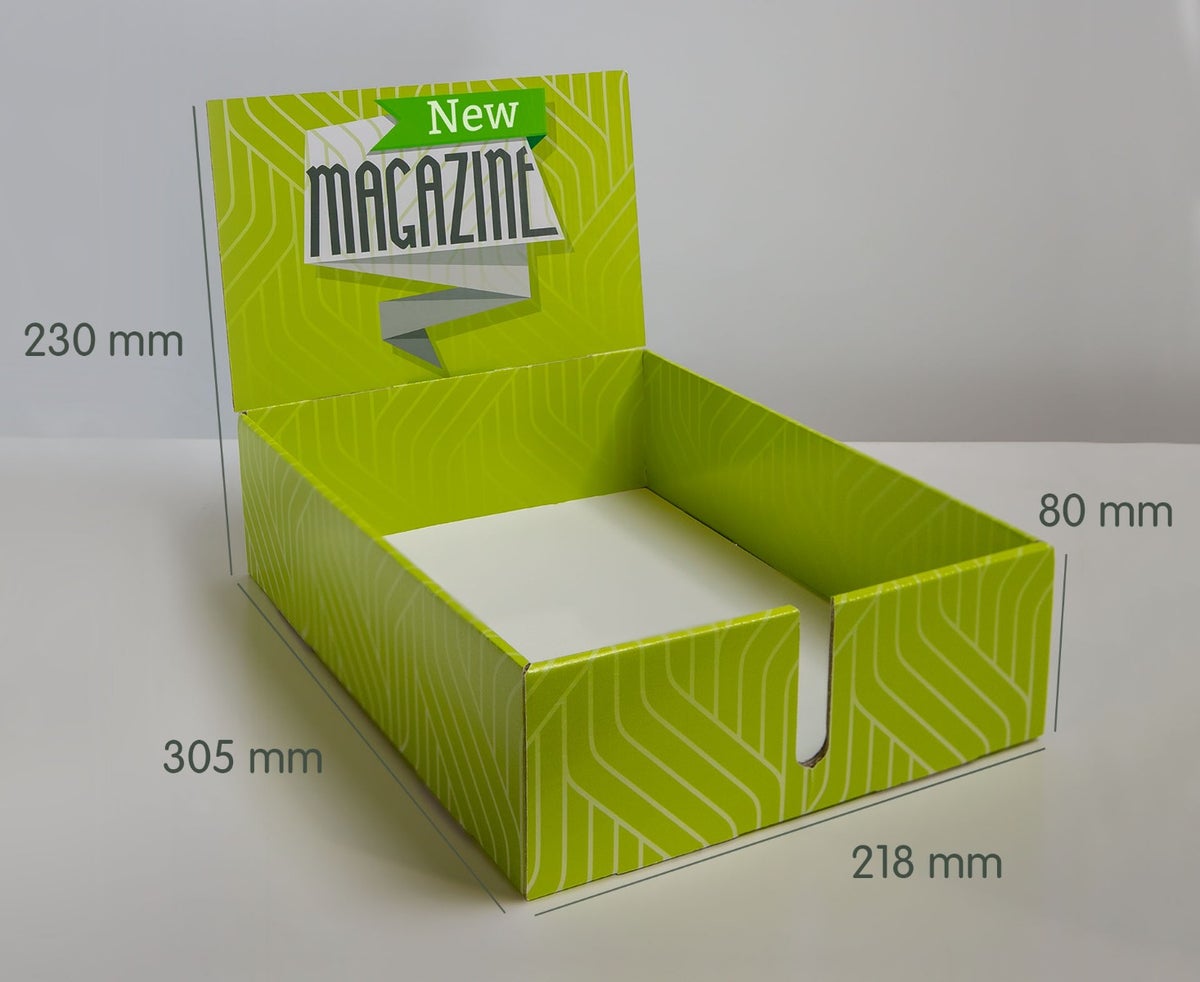 Counter display for magazines