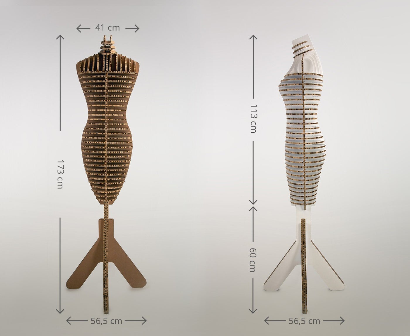 Re-board mannequin | White