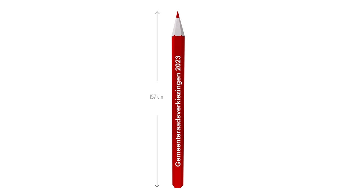 Pencil elections | 157 cm high
