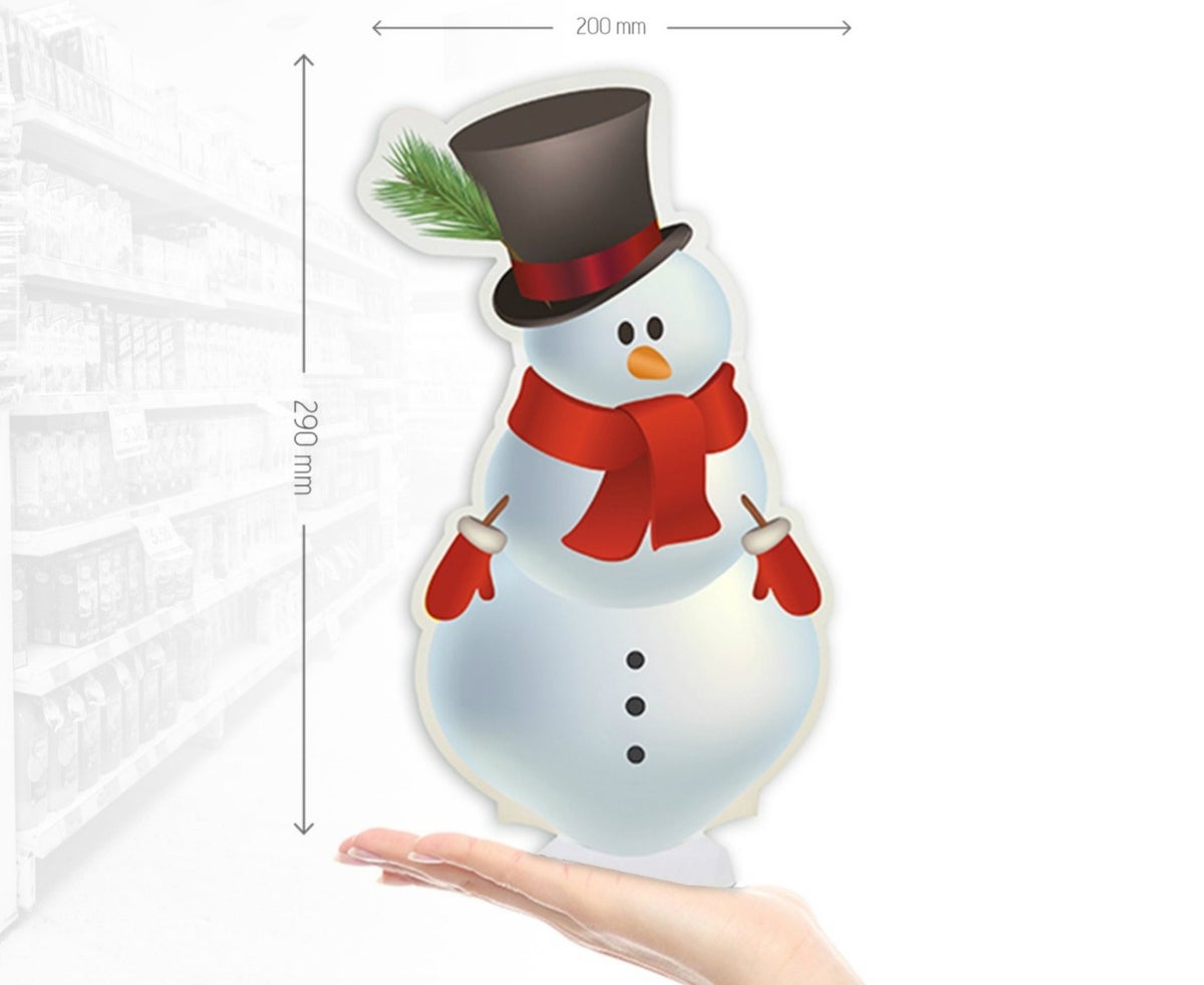 Contour snowman small | 29 cm high