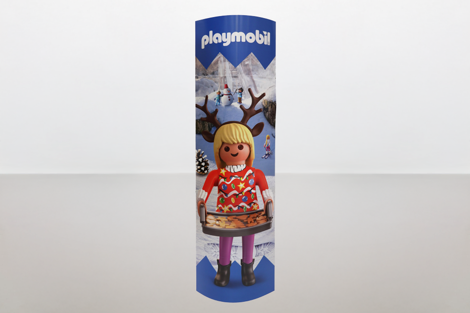 Kartonnen Ellipse zuil Playmobil Kartonnen Ellipse zuil Playmobil