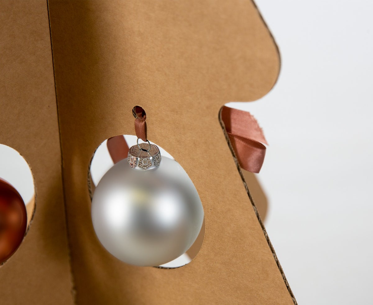 Cardboard Christmas tree | | 76,5 cm high Cardboard Christmas tree | | 76,5 cm high