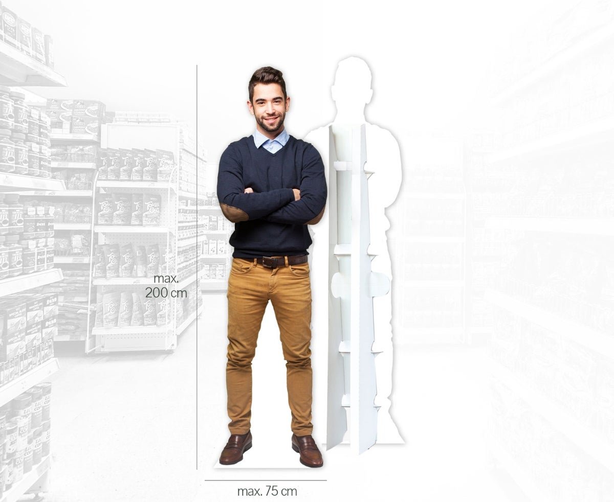 Lifesize cardboard cutout - without edge Lifesize cardboard cutout - without edge