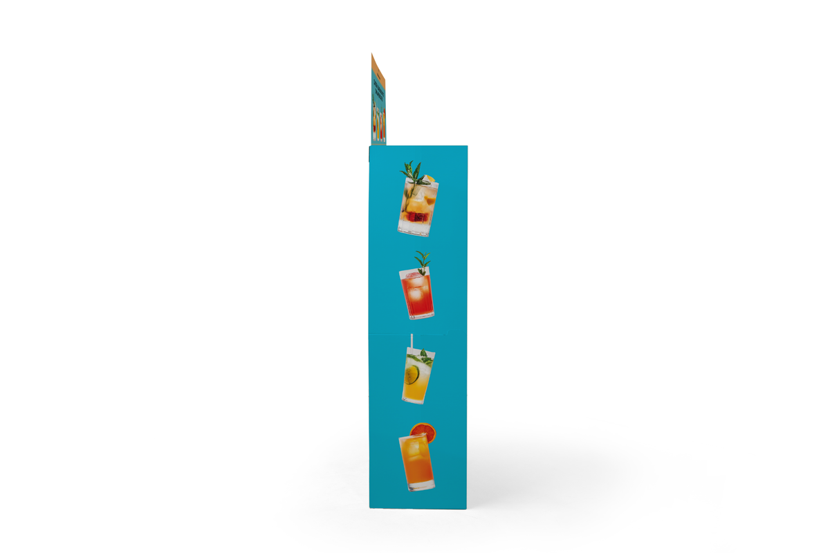 Foldable Shop Display - zijkant links Foldable Shop Display - zijkant links
