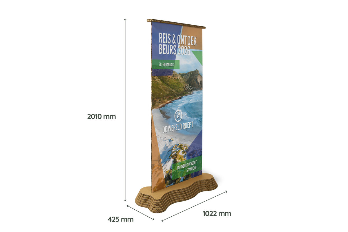 Organic Re-board Paneel - 45 graden links voor incl. maatvoering Organic Re-board Paneel - 45 graden links voor incl. maatvoering