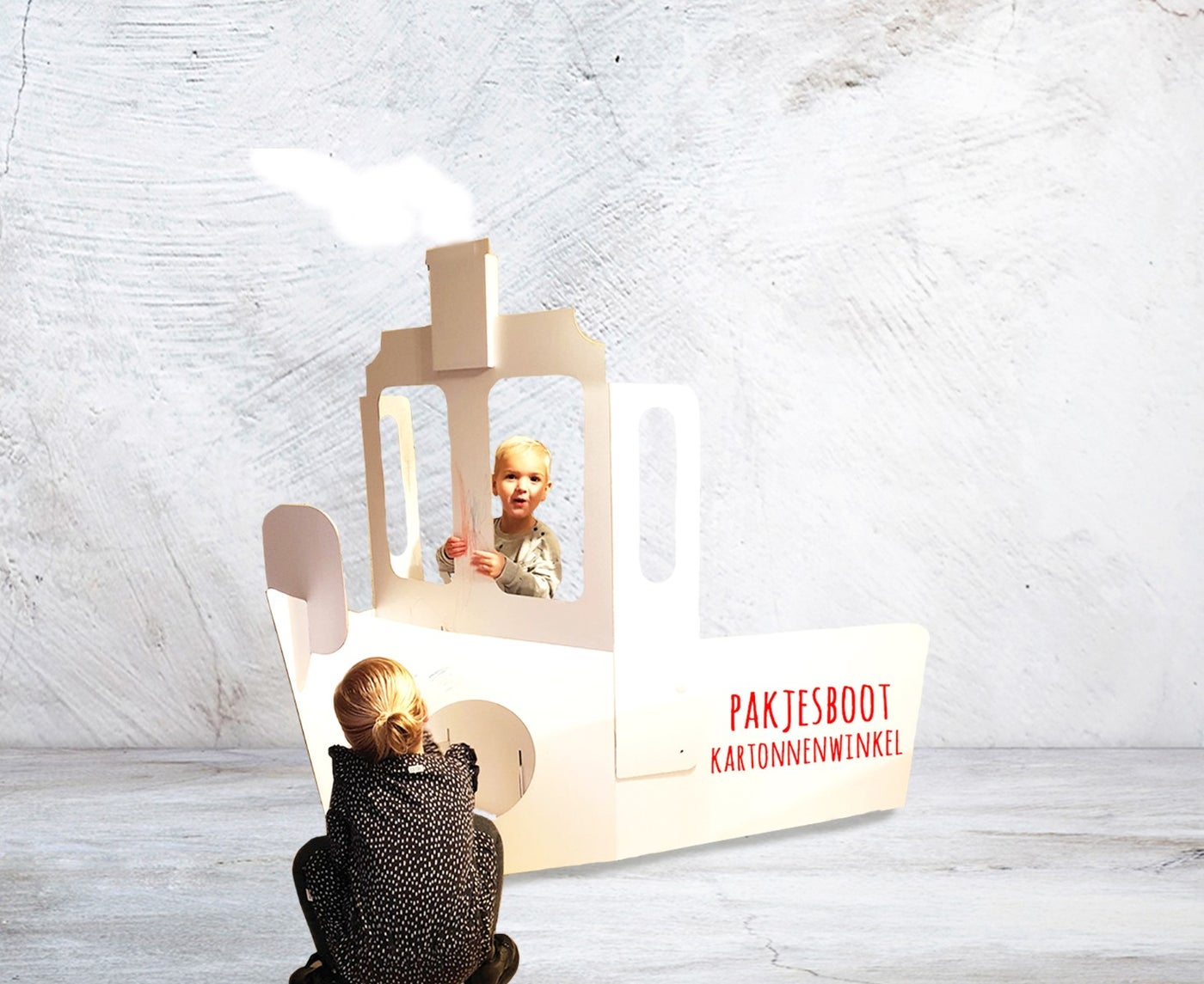 Kartonnen stoomboot sinterklaas inspiratie gemaakt door Holbox Shopdirect Kartonnen stoomboot sinterklaas inspiratie gemaakt door Holbox Shopdirect