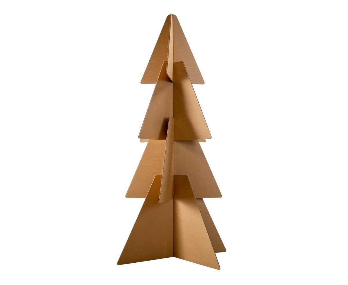 Cardboard stackable Christmas tree | 160 cm high
