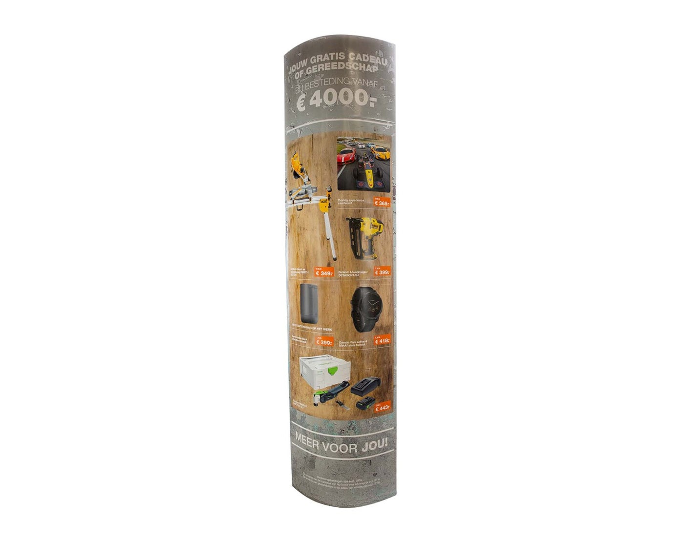 Ellipse Display 650 x 2300 | Various options