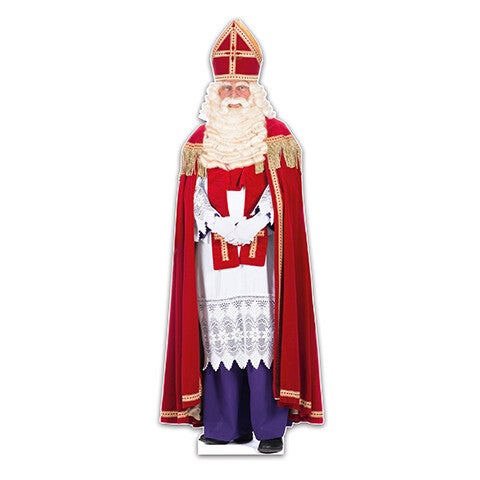 Lifesize cardboard Saint Nicholas