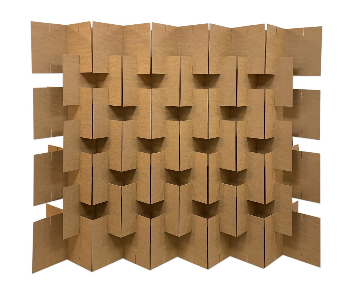 Cardboard wall