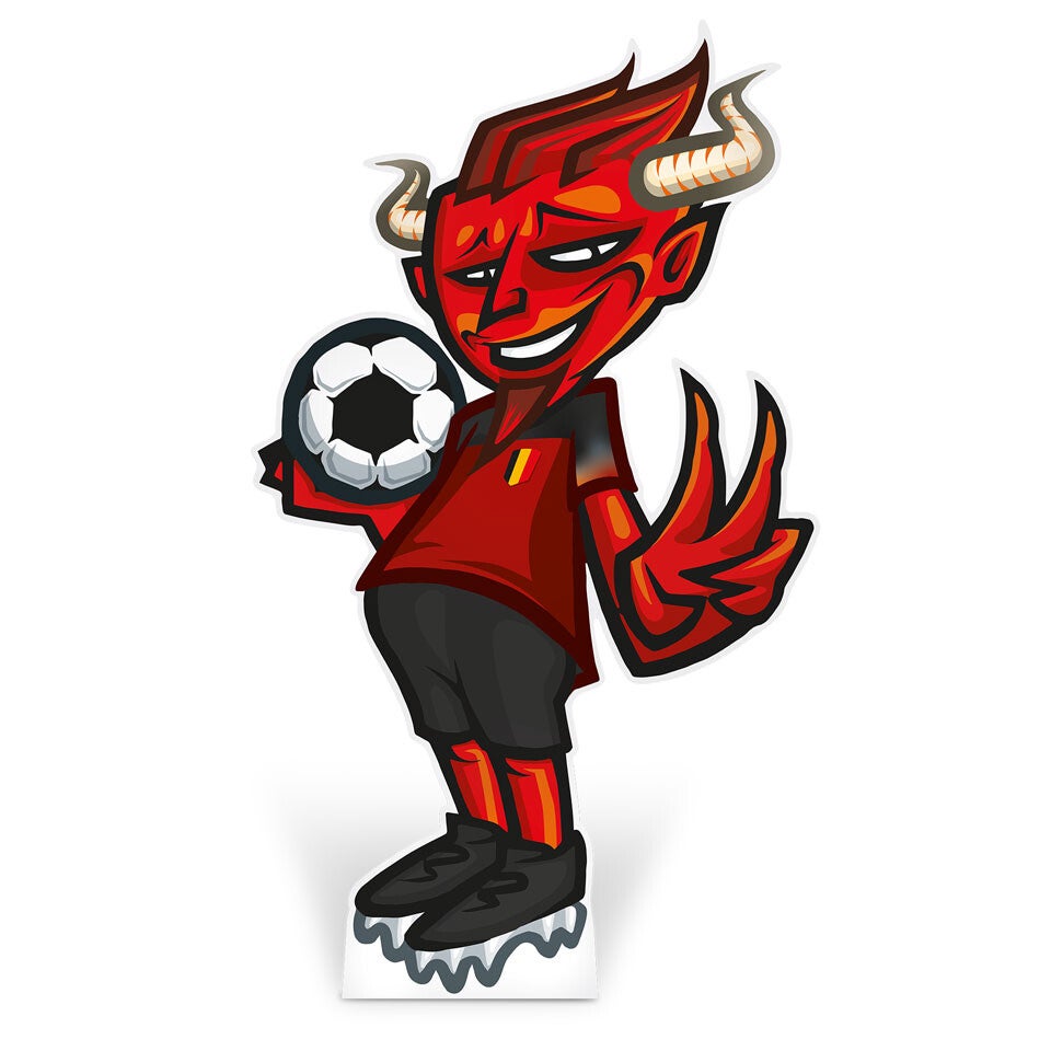 Rode Duivel, Mascotte, voetbal, België, levensgroot figuur