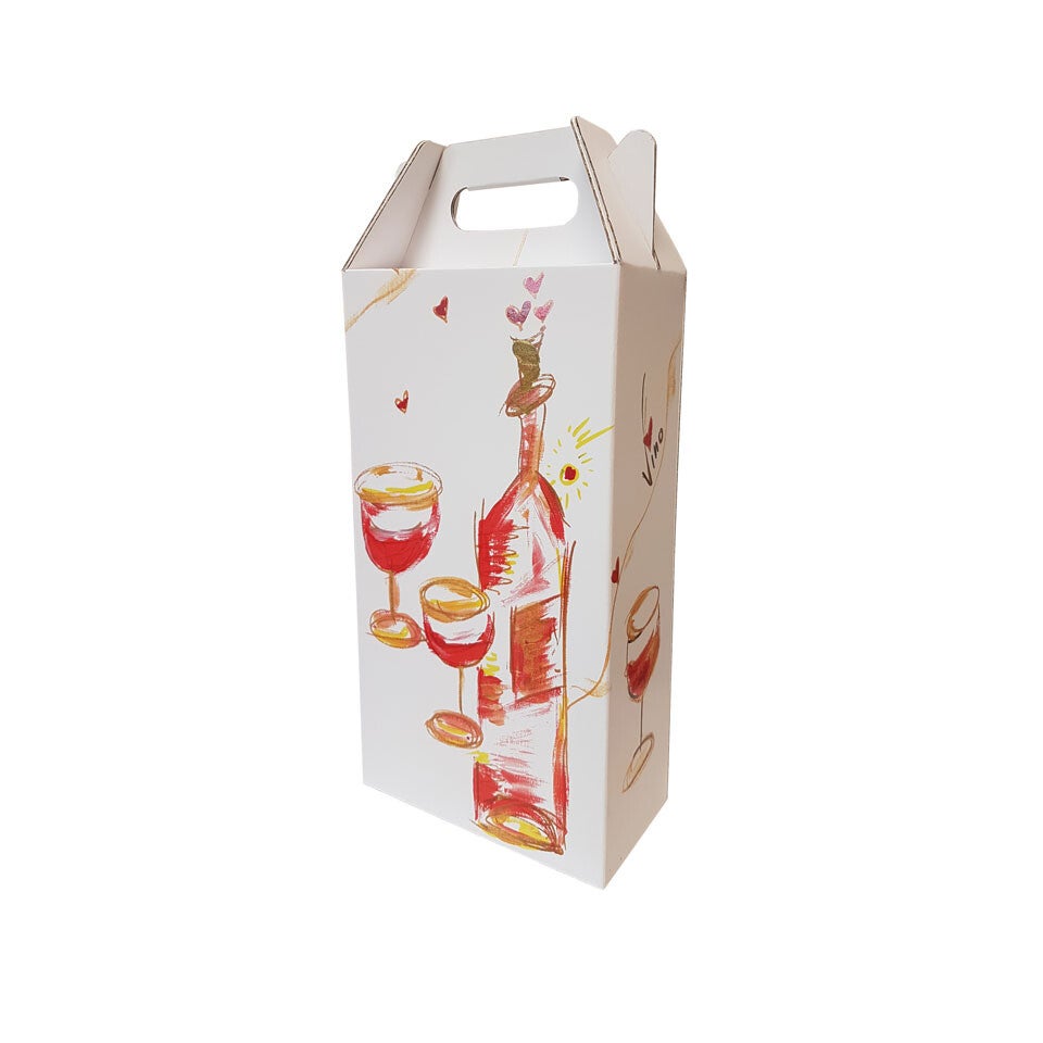Wine packaging 2 bottles