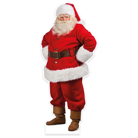 Lifesize cardboard Santa Claus | 174 cm high