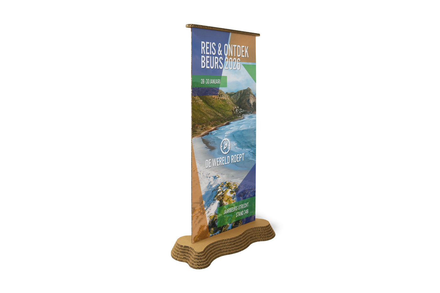 Organic Re-board Paneel - 45 graden links voor